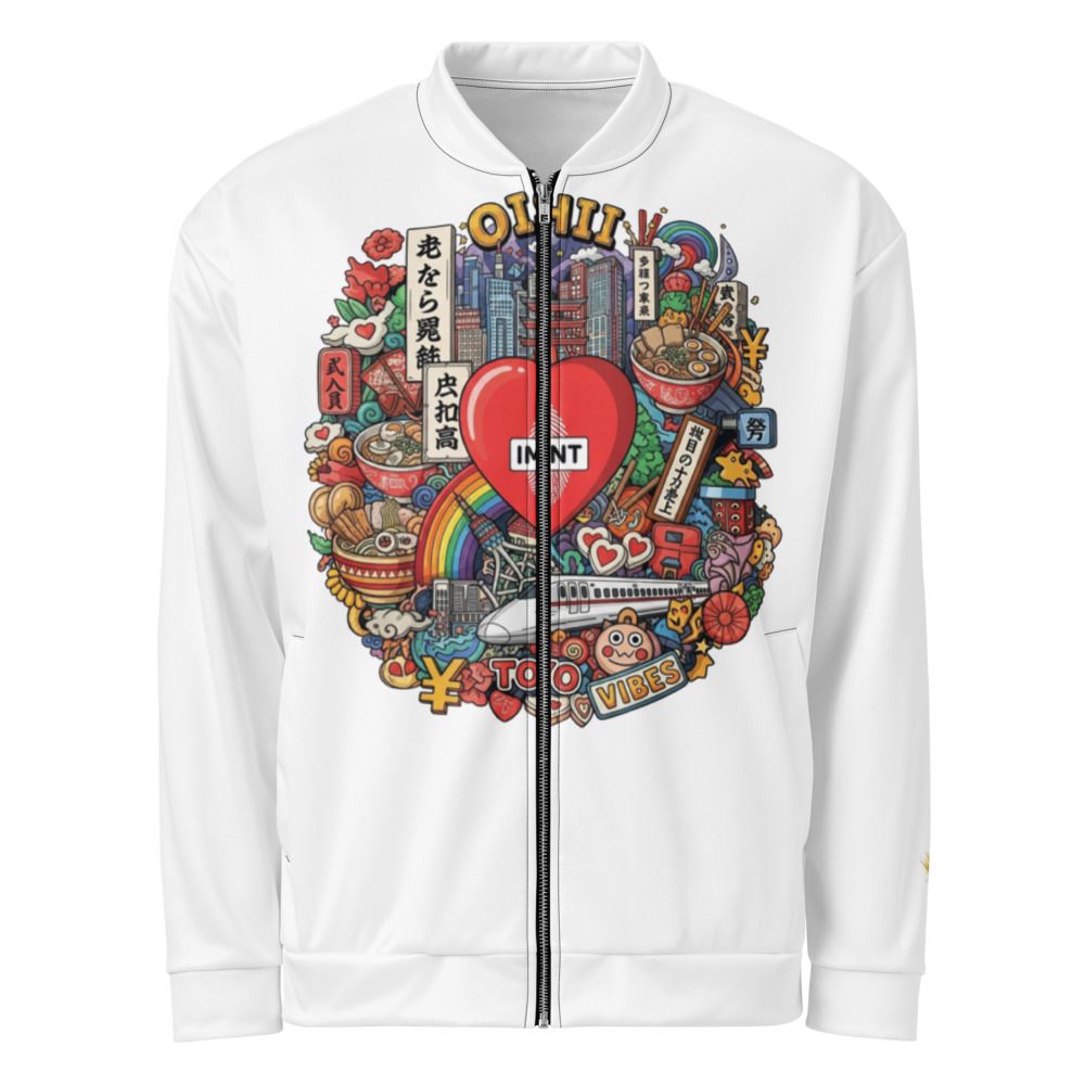 Unisex Japan Lyrical Bomber Jacket