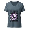 Women's Relaxed V-Neck T-Shirt | Bella Canvas 6405CVC