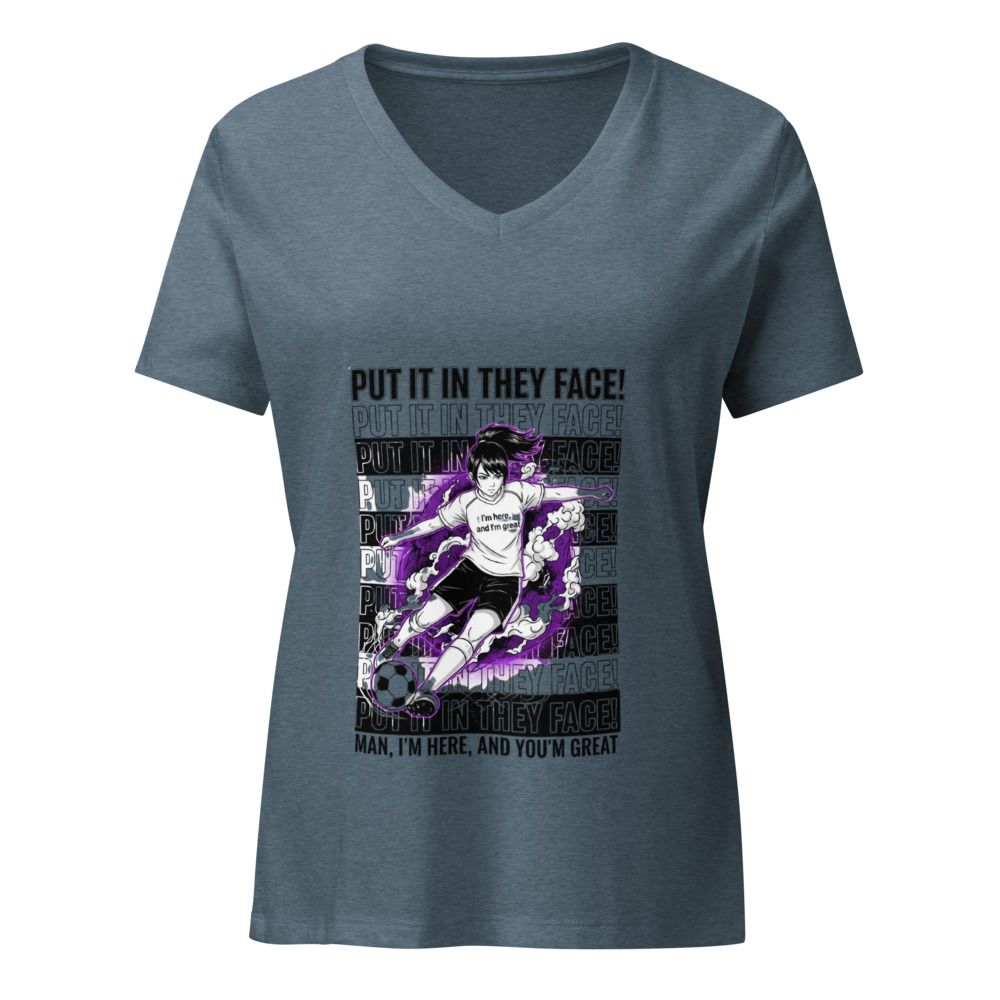 Women's Relaxed V-Neck T-Shirt | Bella Canvas 6405CVC