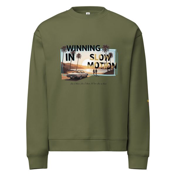 "Winning In Slow Motion" Crew Neck Sweatshirt