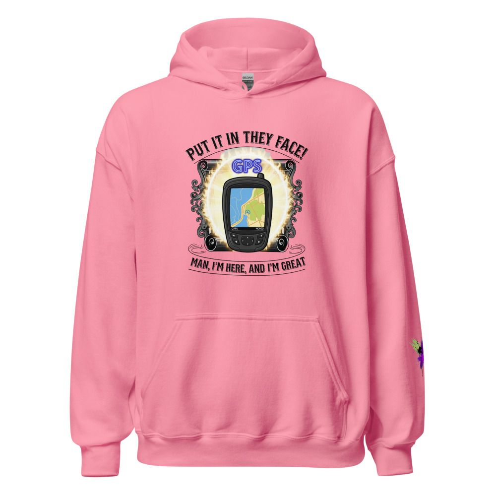 (GPS) Black Native American Inventor-Lyrical Unisex Hoodie 