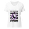 Women's Relaxed V-Neck T-Shirt | Bella Canvas 6405CVC