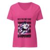 Women's Relaxed V-Neck T-Shirt | Bella Canvas 6405CVC