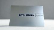 BLVCK S3RMØN transparent sticker