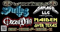 SPIRITUS, DAMAGE LLC, OZZADIA & MAIDEN OVER TEXAS @ WINTERS BAR
