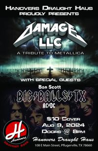 Damage, LLC at Hanovers with very special guests - Big Balls!