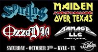 Maiden Over Texas, OzzaDia, Damage LLC & Spiritus @ The Railhouse