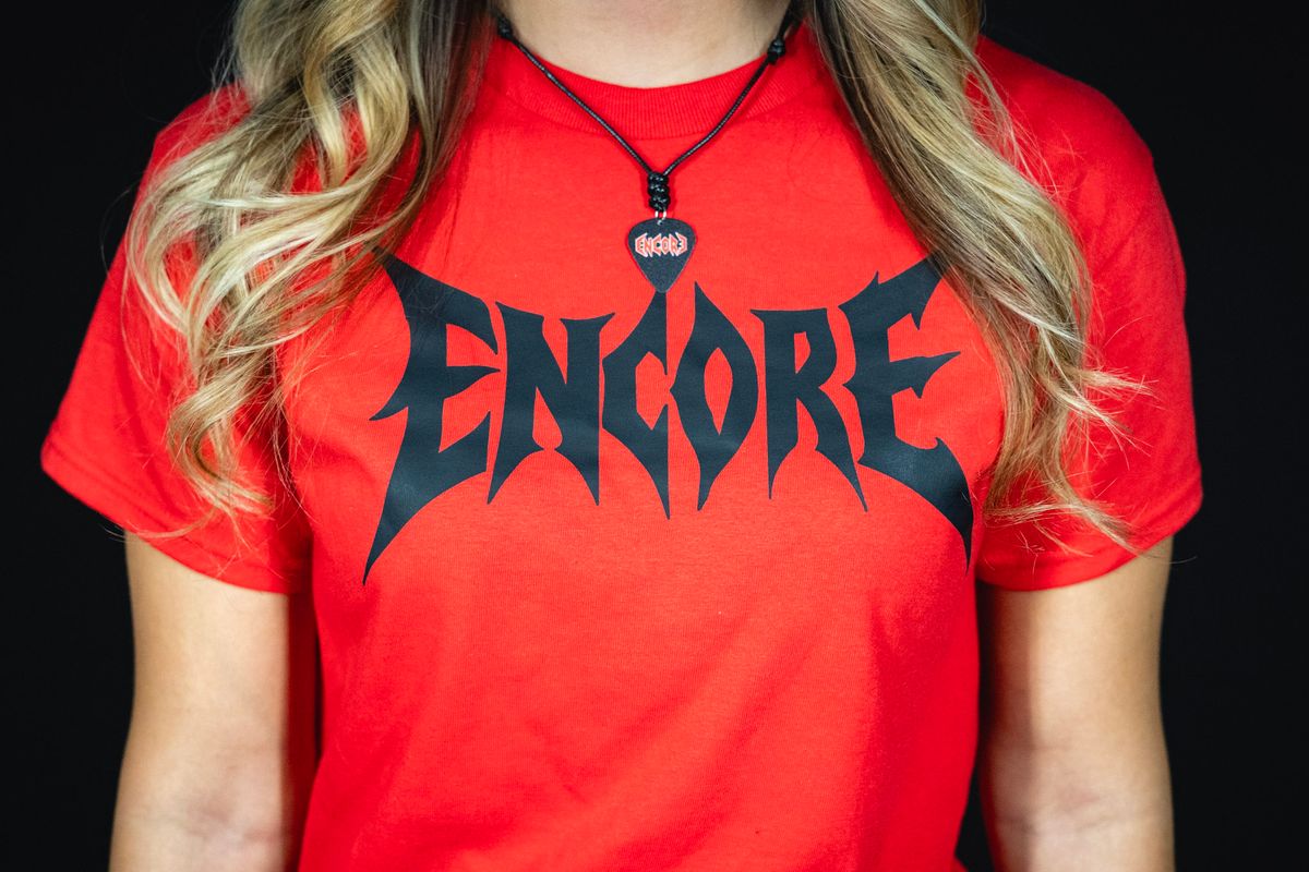 Red 'Encore' T Shirt