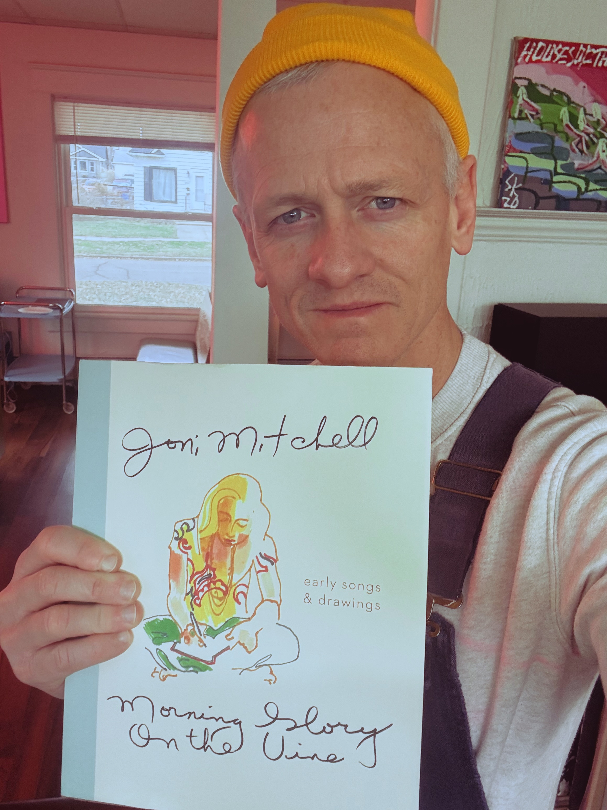 Patrick Tape Fleming with Joni Mitchell art and lyrics book