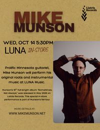 Fall Tour: In-Store at LUNA Music