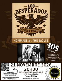 LOS DESPERADOS EAGLES TRIBUTE live in Val -Alain Qc