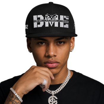 BLACK MANSION MUSIC (OUR MUSIC LABEL ) SNAPBACK HAT
