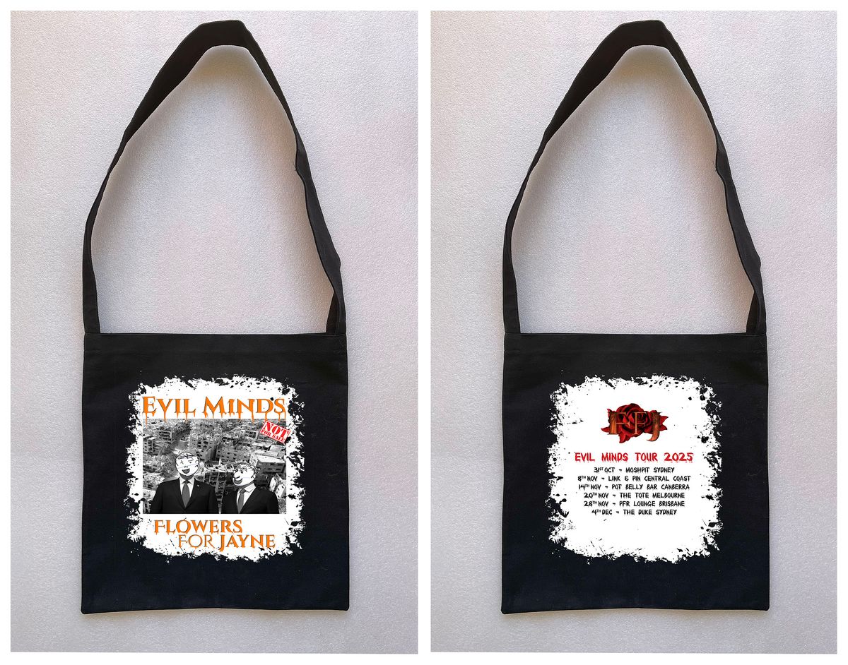 Evil Minds Tour 2025 Tote Bag (pick-up at gig)