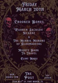 Afallon Presents: Crooked Bones, Warren Jackson Hearne, Mighty Dark to Travel, Clint Niosi