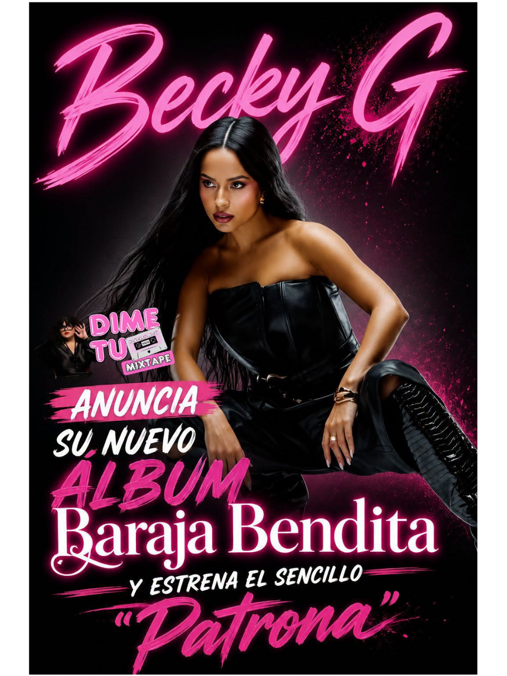 Becky G anuncia su nuevo álbum Baraja Bendita y estrena el sencillo "Patrona"