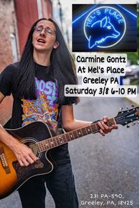 Carmine Gontz live at Mel’s Place
