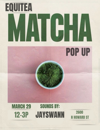 Equitea Matcha Pop Up