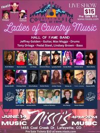 Lori is performing with The Ladies of Country at Nissi's!