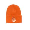 ORANGE SKULL HAND SKULLY