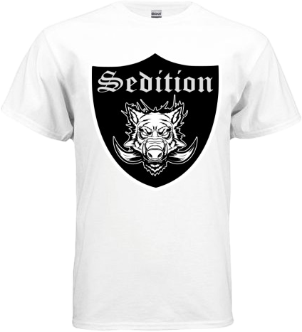 Sedition White Tee 