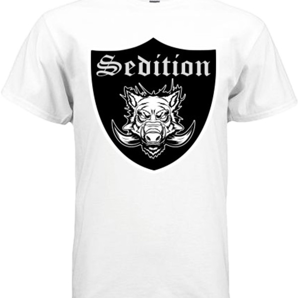 Sedition White Tee 