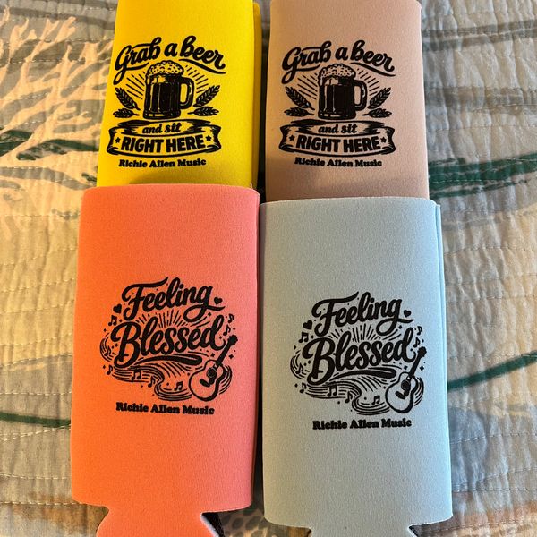 Feeling Blessed 2-sided Slim Can Koozie