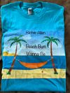 Beach Bum T-shirts - Aqua Blue 