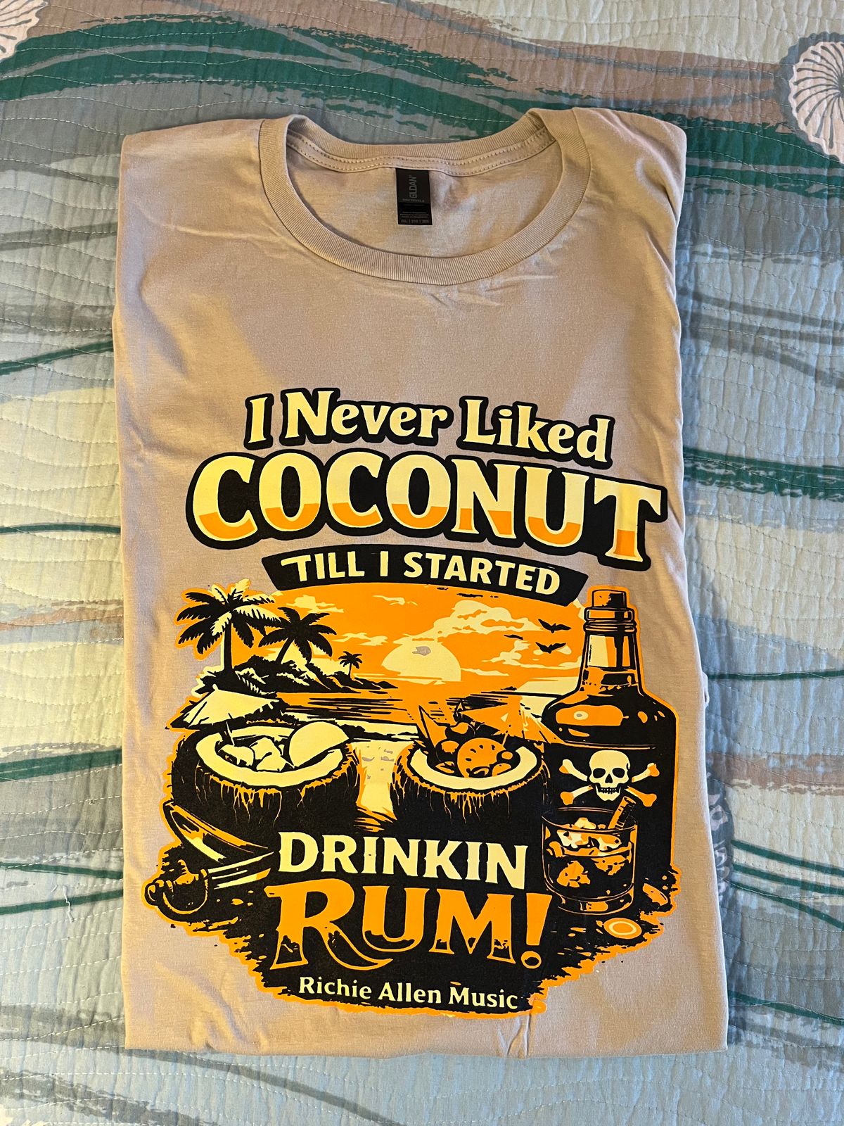 I Never Liked Coconut T-shirt - Sand