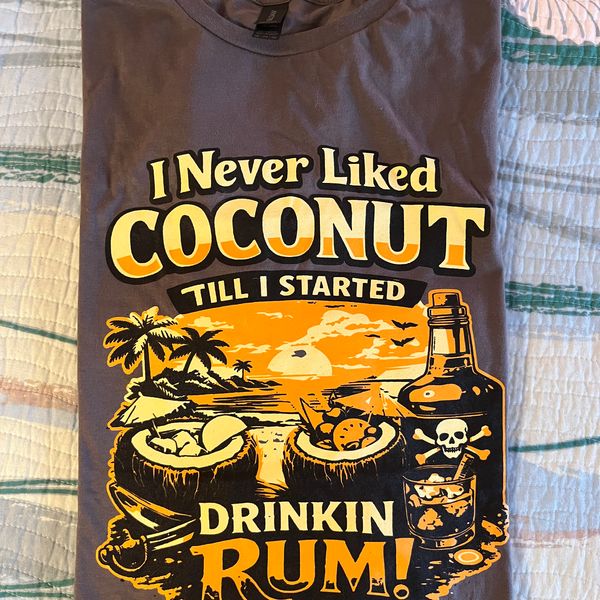 I Never Liked Coconut T-shirt - Charcoal