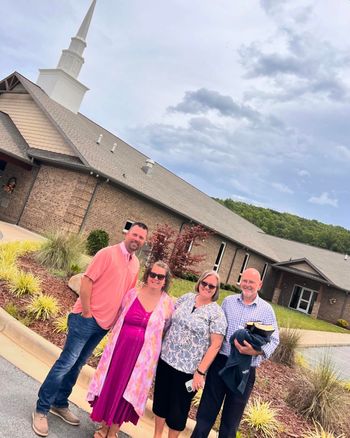 Pastor Aaron Brooks and his wife Christi Brooks with FOG
