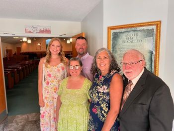 Pastor Clyde Painter and his wife, Sherry at Welcome Hill Baptist
