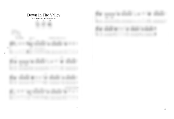 Down In The Valley Free Uke Chord Melody