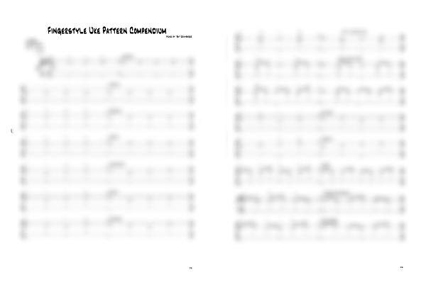 Ukulele Fingerstyle Compendium