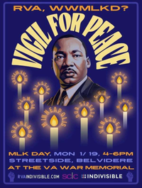 MLK JR CANDLELIGHT PEACE VIGIL