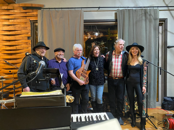 With The Blind Date Band
