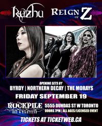 Kahza and Reign of Z with special guests Byrdy, Northern Decay & The Morays