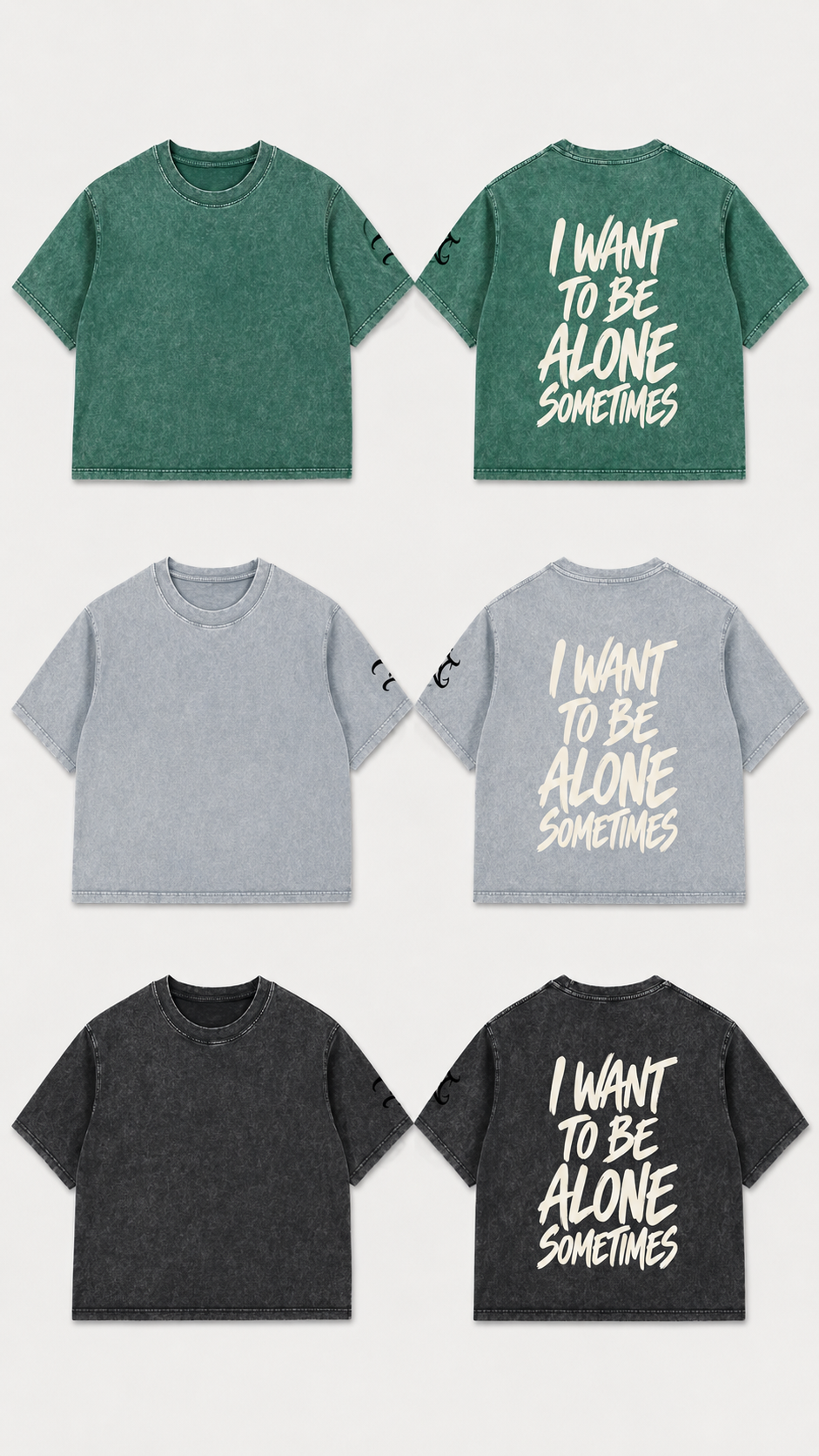 Alone- Lyric Tees
