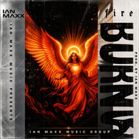 fire burning by Ian Maxx