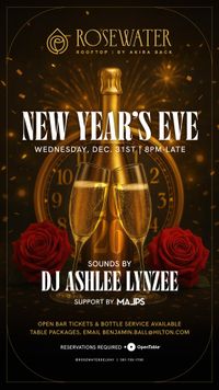 DJ Ashlee Lynzee returns to Rosewater Rooftop for her second straight New Year’s Eve