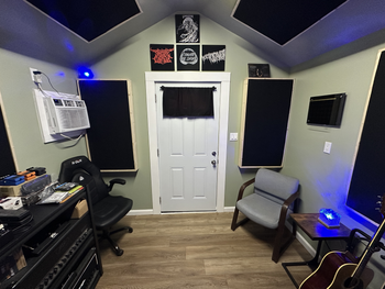 Finished Interior facing door
