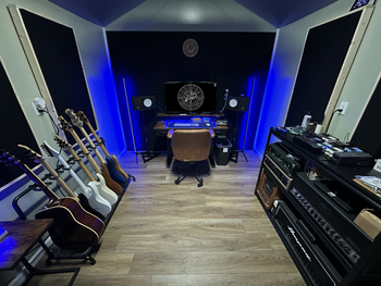 Finished Interior facing desk
