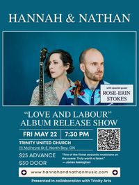 “Love and Labour”  Album Release Show with Rose-Erin Stokes