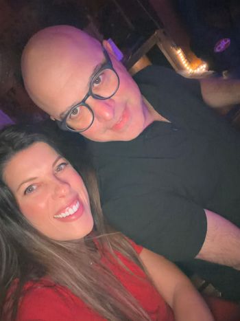 celebrating my first performance at the Bitter End
