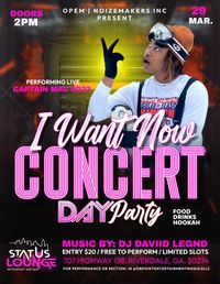 IWANTNOW Concert Day Party