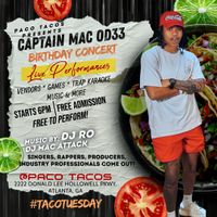 Captain Mac OD33 Birthday Concert