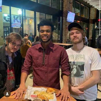 Long time friends and artists. Quinton(Cyberbully2037) and Garrett(Hank Chill)
