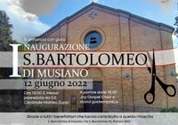 Inaugurazione di S. Bartolomeo di Musiano restaurata