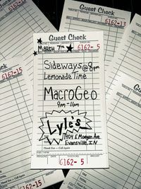 Sideways Lemonade Time w/ MacroGeo