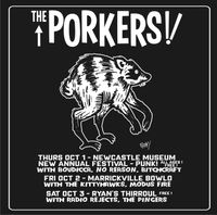 The Porkers w/ The Kittyhawks and Modus Fire @ Marrickville Bowlo
