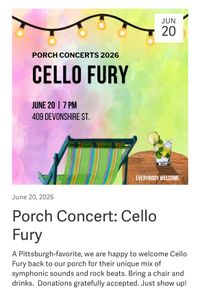 Porch Concert Series (Pittsburgh, PA)